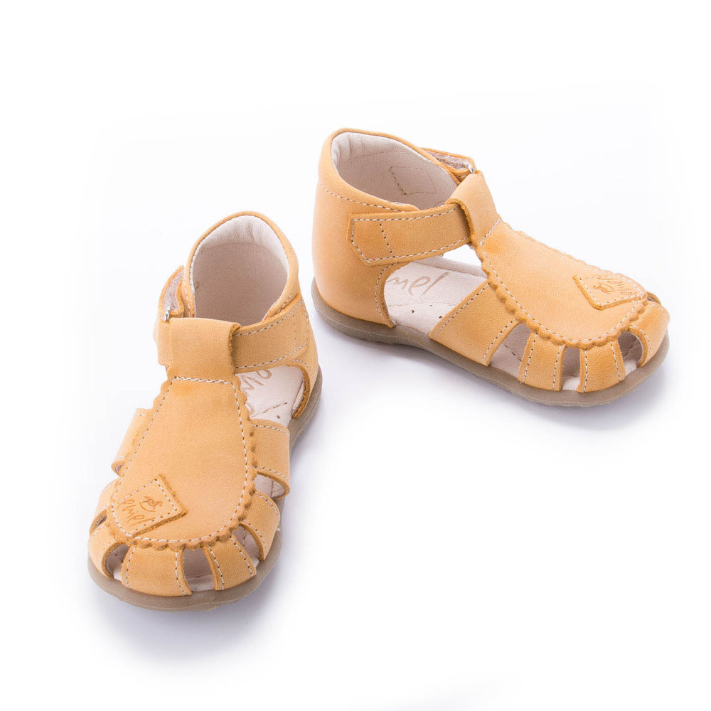 (2206-9) Emel yellow closed sandals - MintMouse (Unicorner Concept Store)