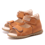 Emel yellow velcro Sandals (2424-3) - MintMouse (Unicorner Concept Store)