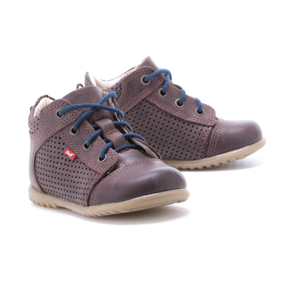 (2429-18) Emel first shoes - dark brown - MintMouse (Unicorner Concept Store)