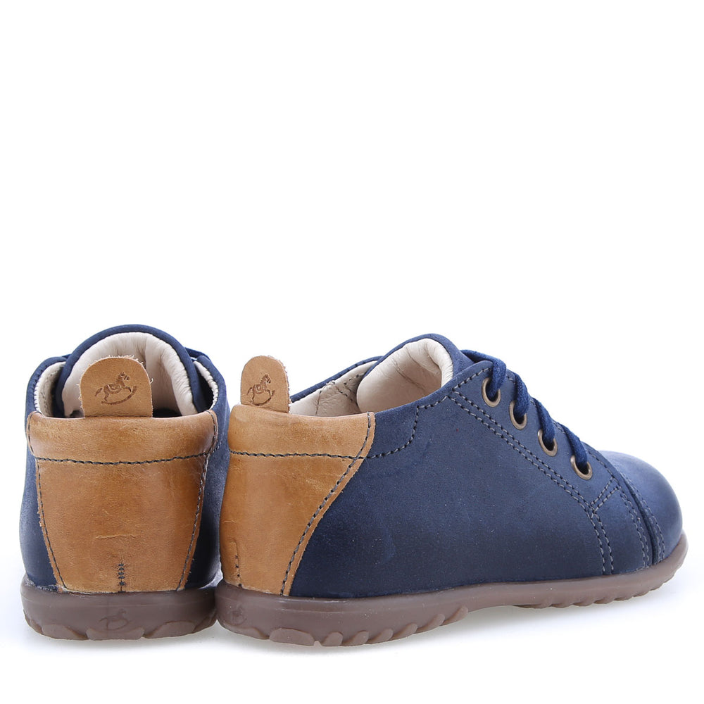 (2434-32) Emel Low Lace Up First Shoes