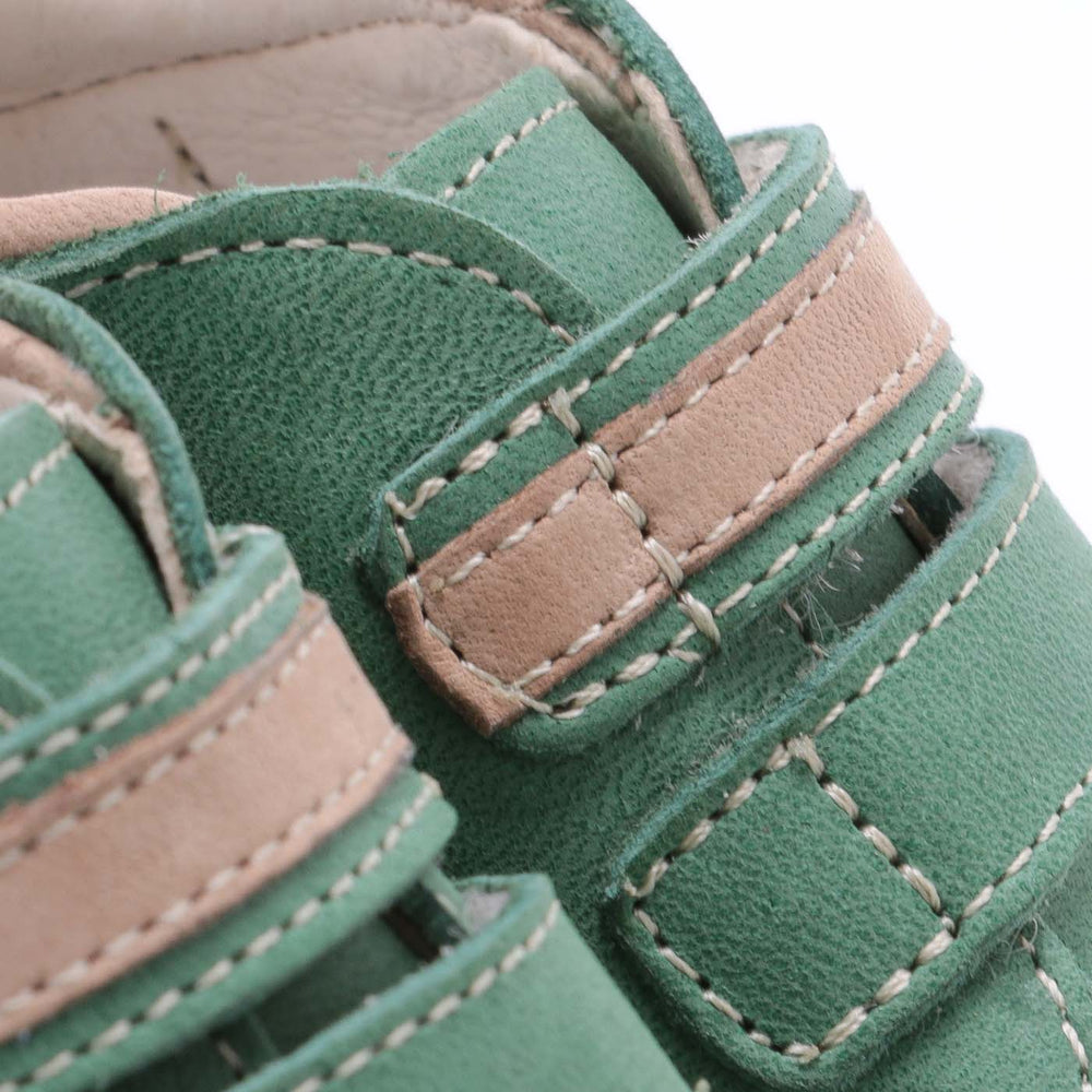 (2439A-4) Emel first shoes velcro green - MintMouse (Unicorner Concept Store)