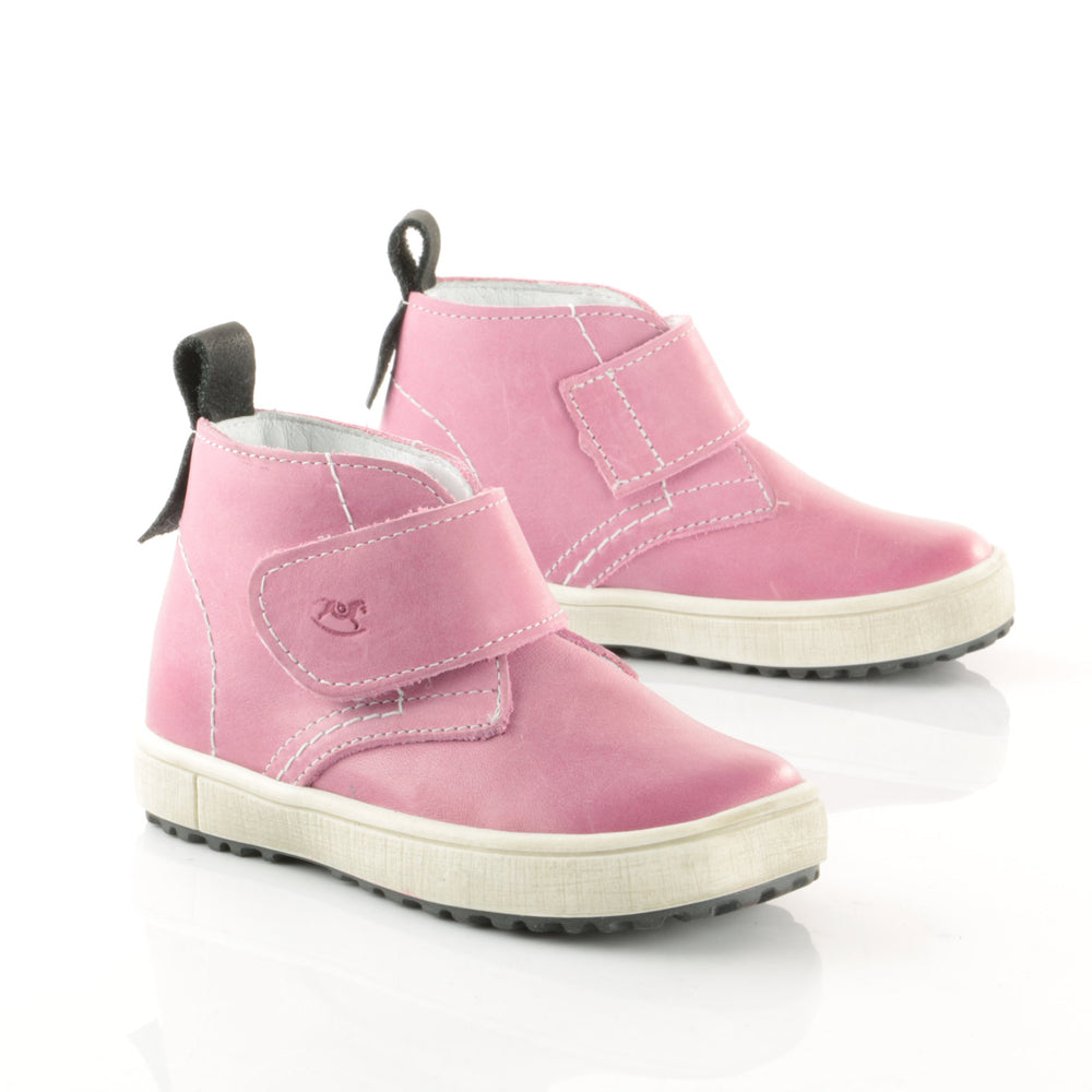 (2470-9 / 2489-9) Pink Velcro Trainers