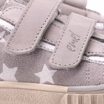 (2486-3) Emel grey Stars low Velcro Trainers - MintMouse (Unicorner Concept Store)