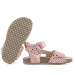 (2508-24/2509-24) Emel pink stars velcro sandals - MintMouse (Unicorner Concept Store)