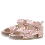 (2508-24/2509-24) Emel pink stars velcro sandals - MintMouse (Unicorner Concept Store)