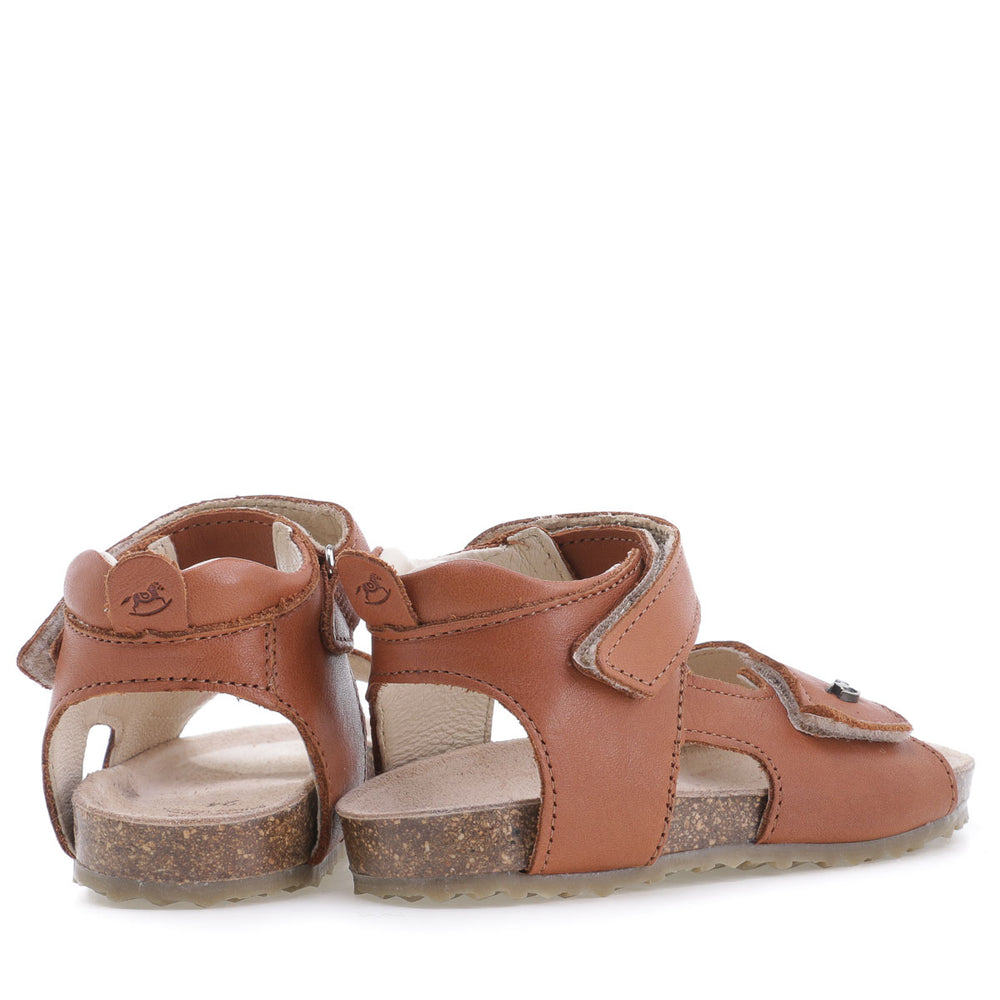 (2508-26/2509-26) Emel  brown velcro sandals - MintMouse (Unicorner Concept Store)