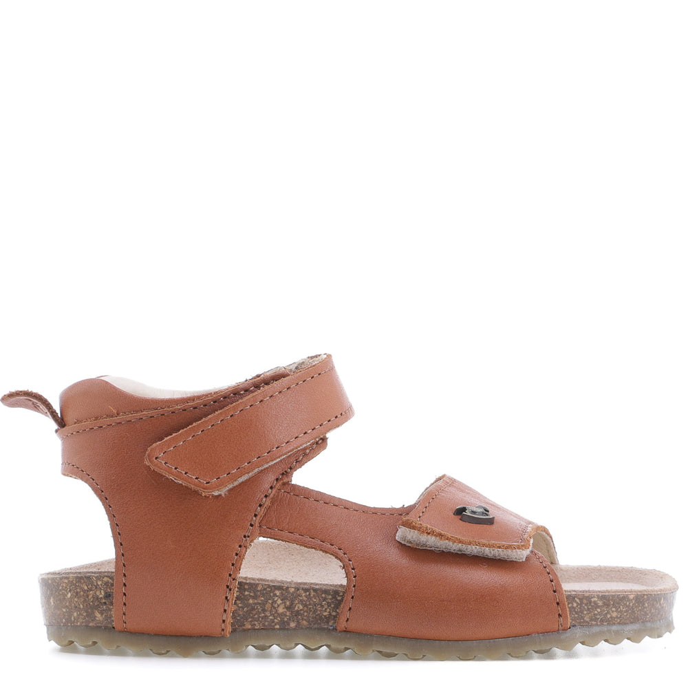 (2508-26/2509-26) Emel  brown velcro sandals - MintMouse (Unicorner Concept Store)