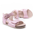 (2508C/2509C) Emel pink shiny velcro sandals - MintMouse (Unicorner Concept Store)