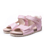 (2508C/2509C) Emel pink shiny velcro sandals - MintMouse (Unicorner Concept Store)