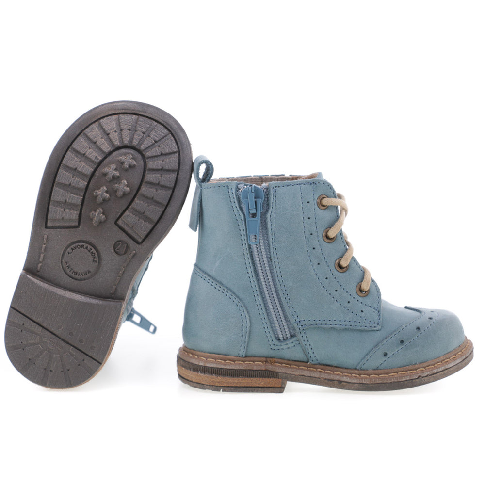 Emel winter shoes - blue brogue (2519-20) - MintMouse (Unicorner Concept Store)