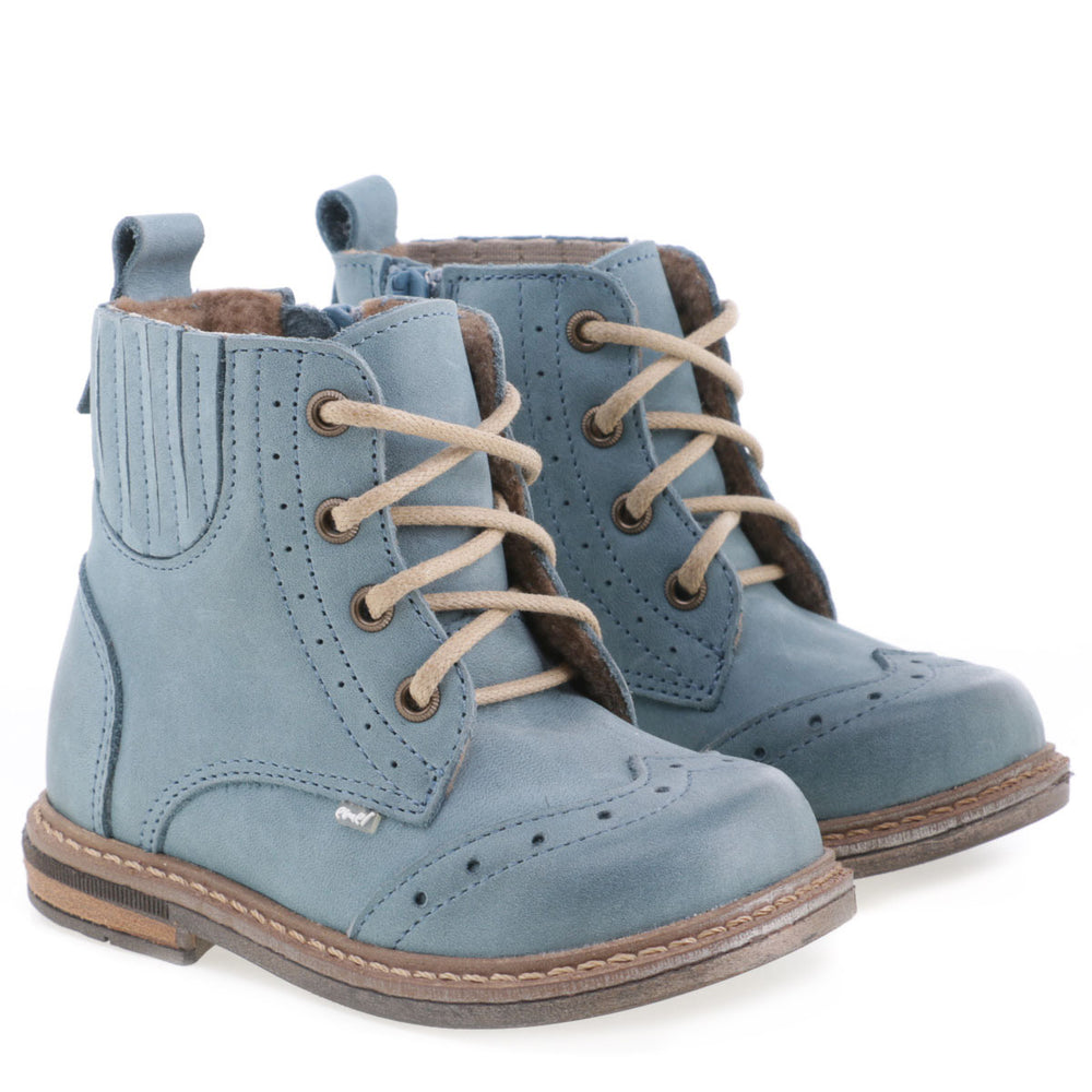 Emel winter shoes - blue brogue (2519-20) - MintMouse (Unicorner Concept Store)