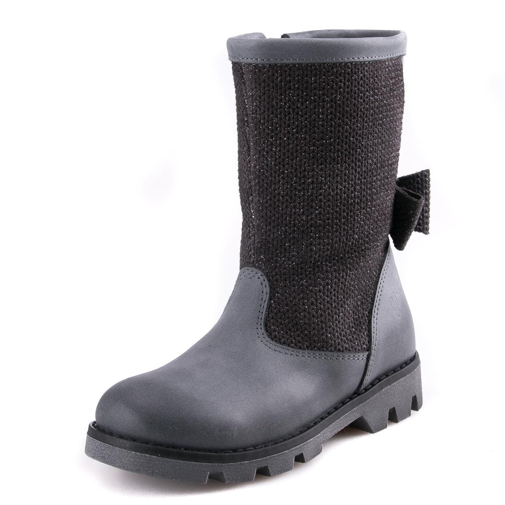 Emel high winter boots grey bow (2611B-1) - MintMouse (Unicorner Concept Store)