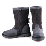 Emel high winter boots grey bow (2611B-1) - MintMouse (Unicorner Concept Store)