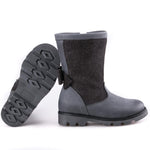 Emel high winter boots grey bow (2611B-1) - MintMouse (Unicorner Concept Store)