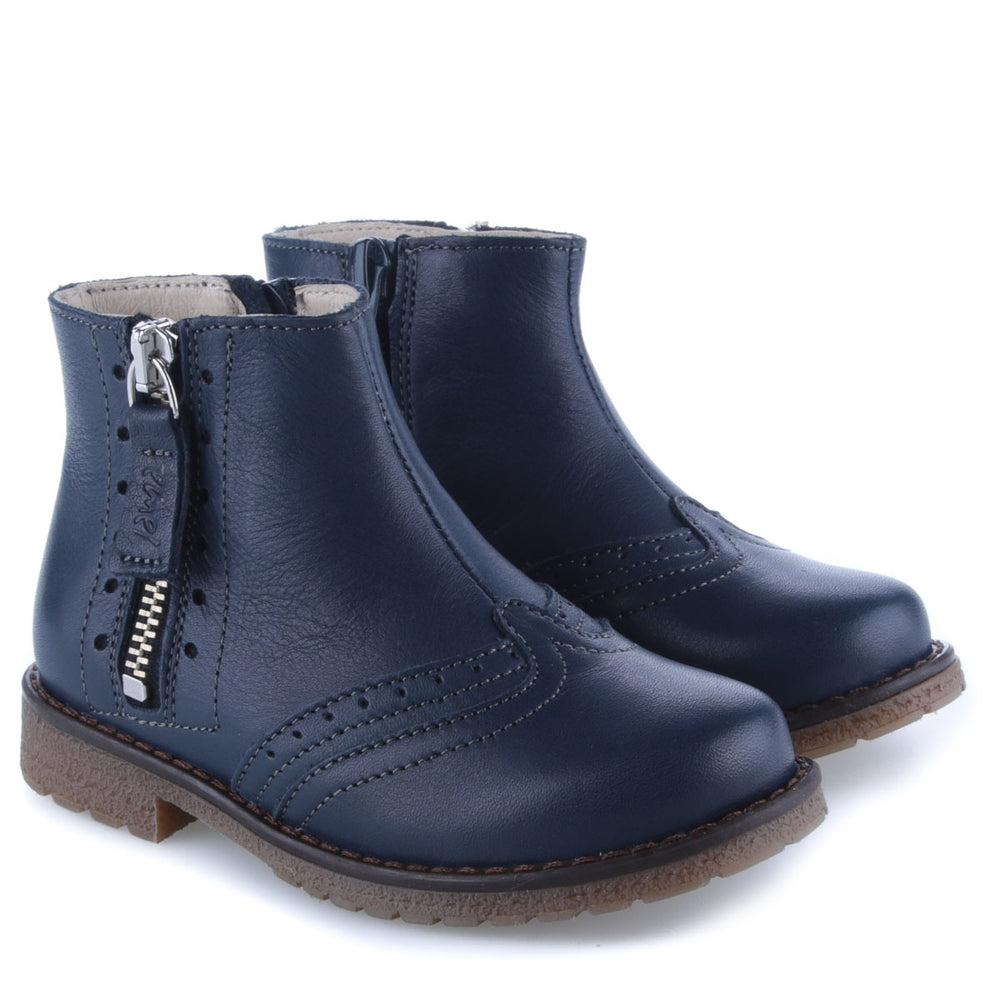 (2614-18) Emel ankle boots Blue