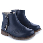 (2614-18) Emel ankle boots Blue