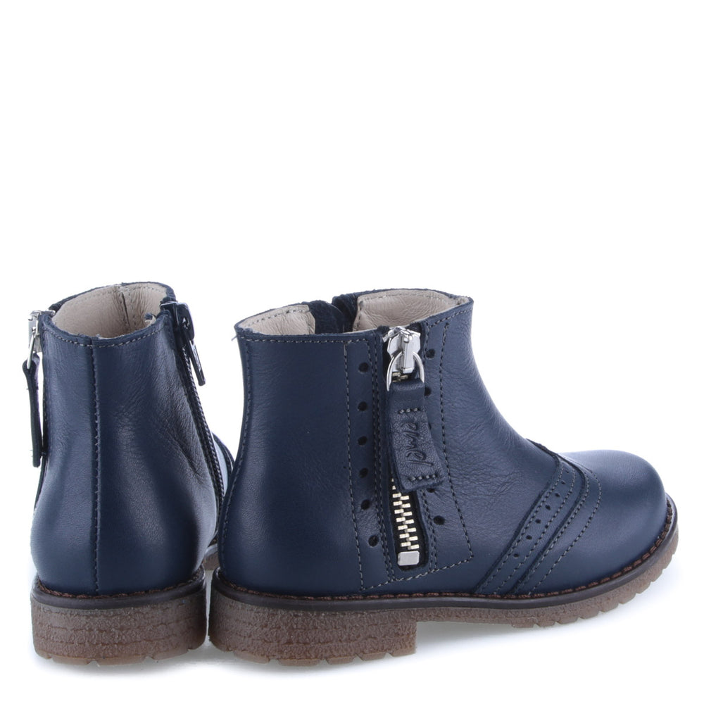 (2614-18) Emel ankle boots Blue