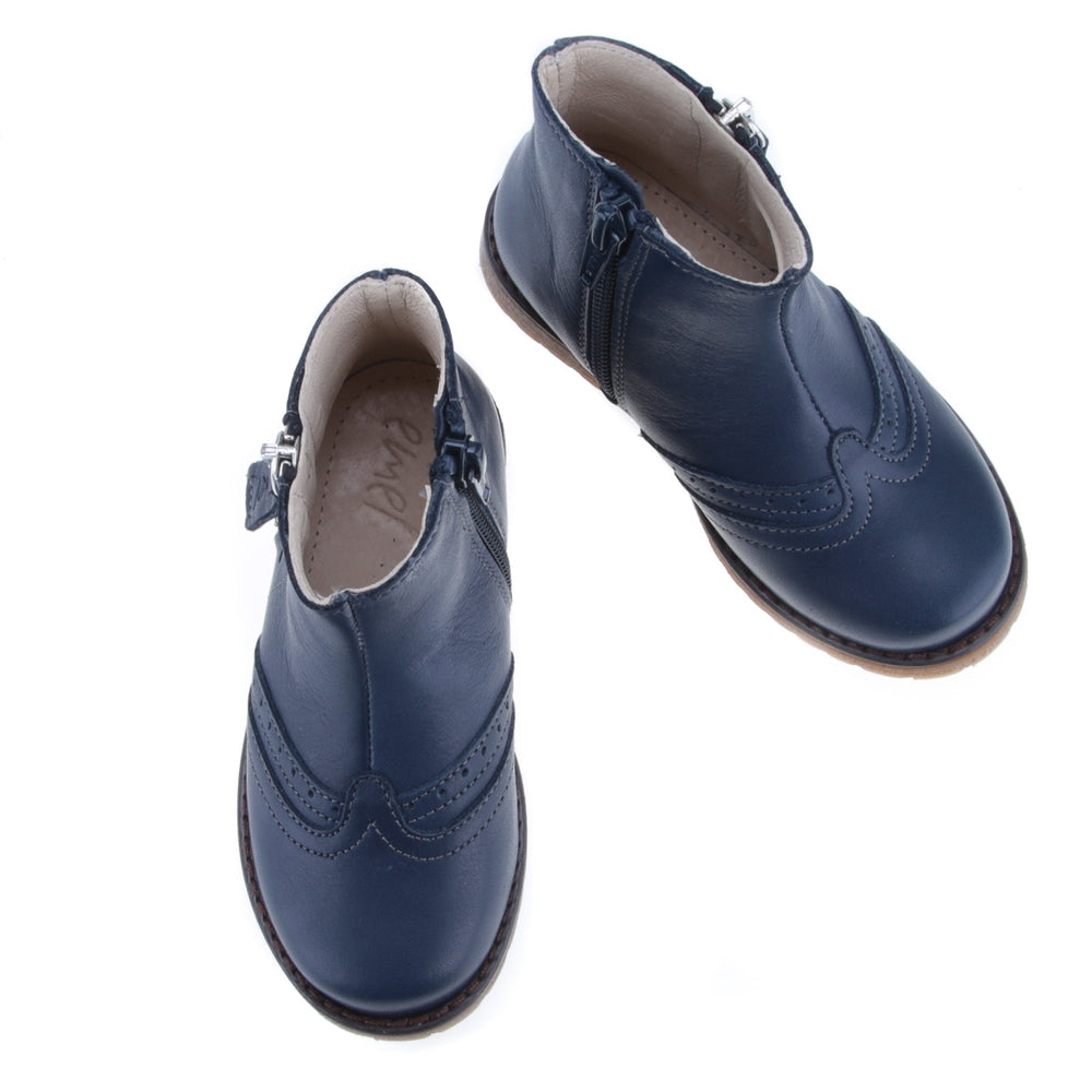 (2614-18) Emel ankle boots Blue