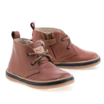 (2621A-12) Emel brown lace-up shoes with zipper - MintMouse (Unicorner Concept Store)
