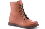 (2622A-8) Emel brown lace-up boots