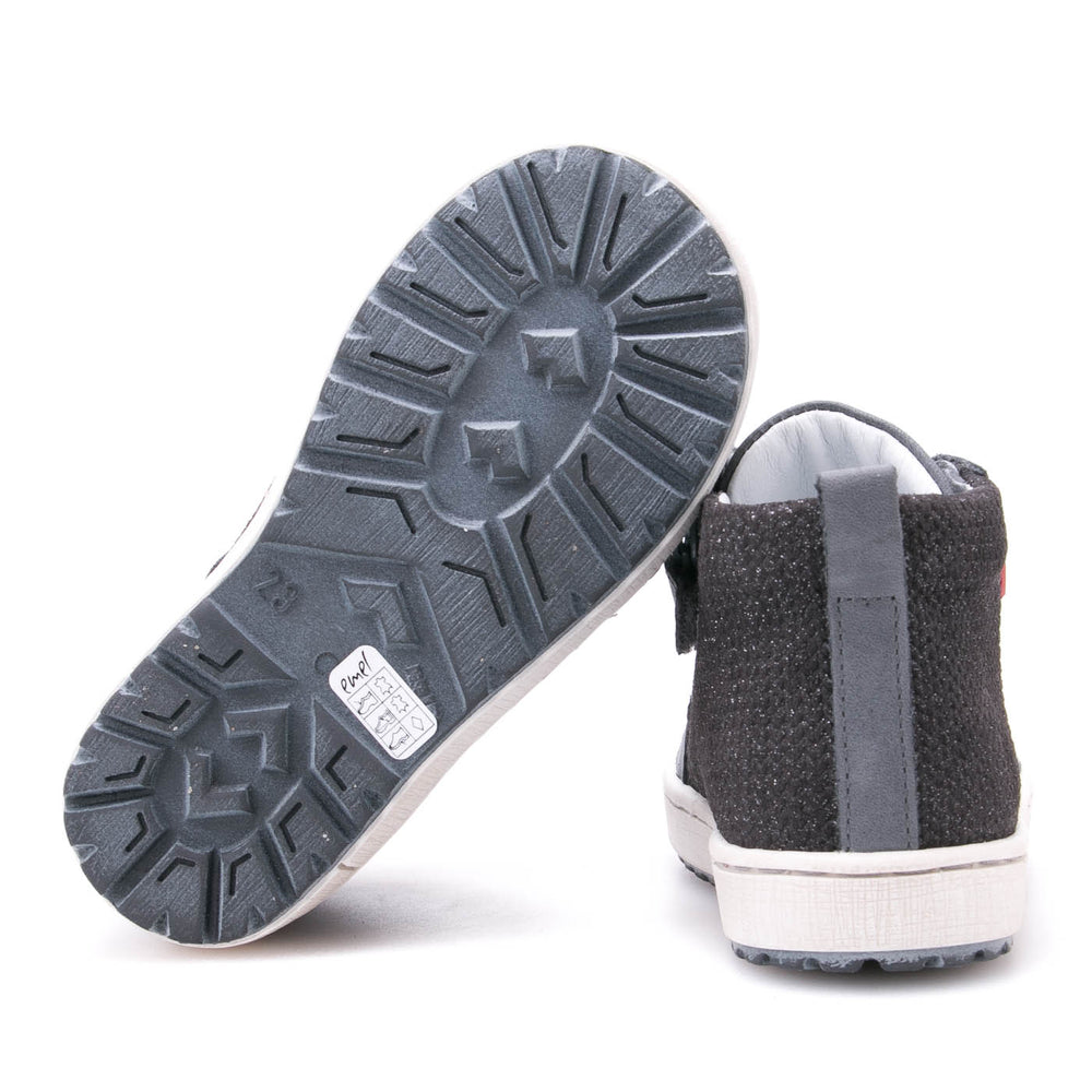 (2624-11) Emel shoes grey sneakers with zipper - MintMouse (Unicorner Concept Store)