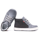 (2624-11) Emel shoes grey sneakers with zipper - MintMouse (Unicorner Concept Store)