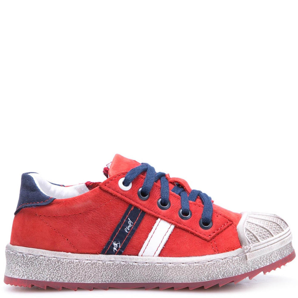 (2627A-15/2628A-15) Low Bumper Trainers red with Zipper - MintMouse (Unicorner Concept Store)