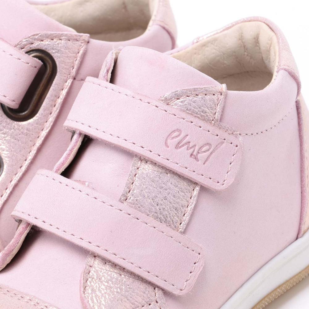 (2675-16) Emel shoes velcro trainers shiny pink - MintMouse (Unicorner Concept Store)