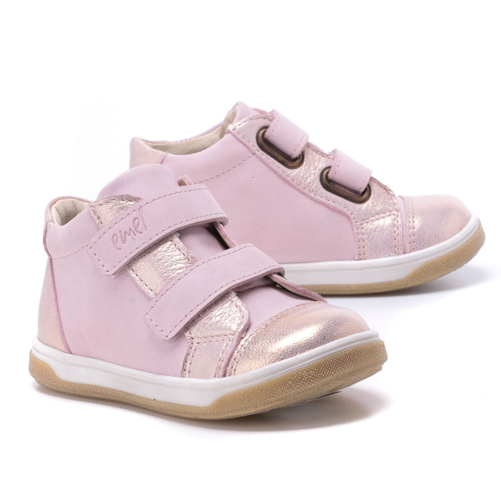 (2675-16) Emel shoes velcro trainers shiny pink - MintMouse (Unicorner Concept Store)