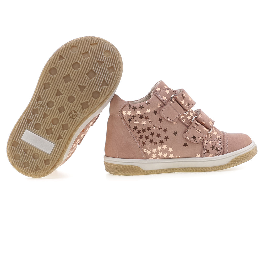 (2675-27) Emel shoes velcro trainers coral stars - MintMouse (Unicorner Concept Store)