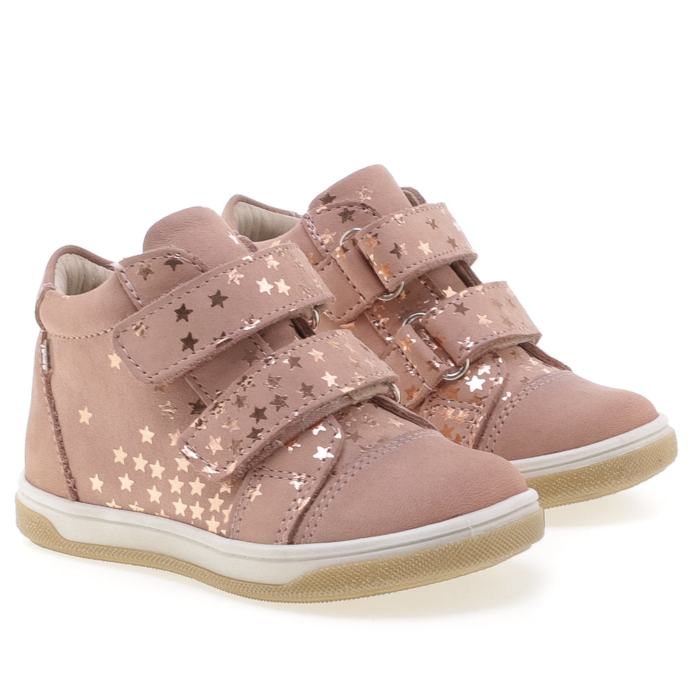 (2675-27) Emel shoes velcro trainers coral stars - MintMouse (Unicorner Concept Store)