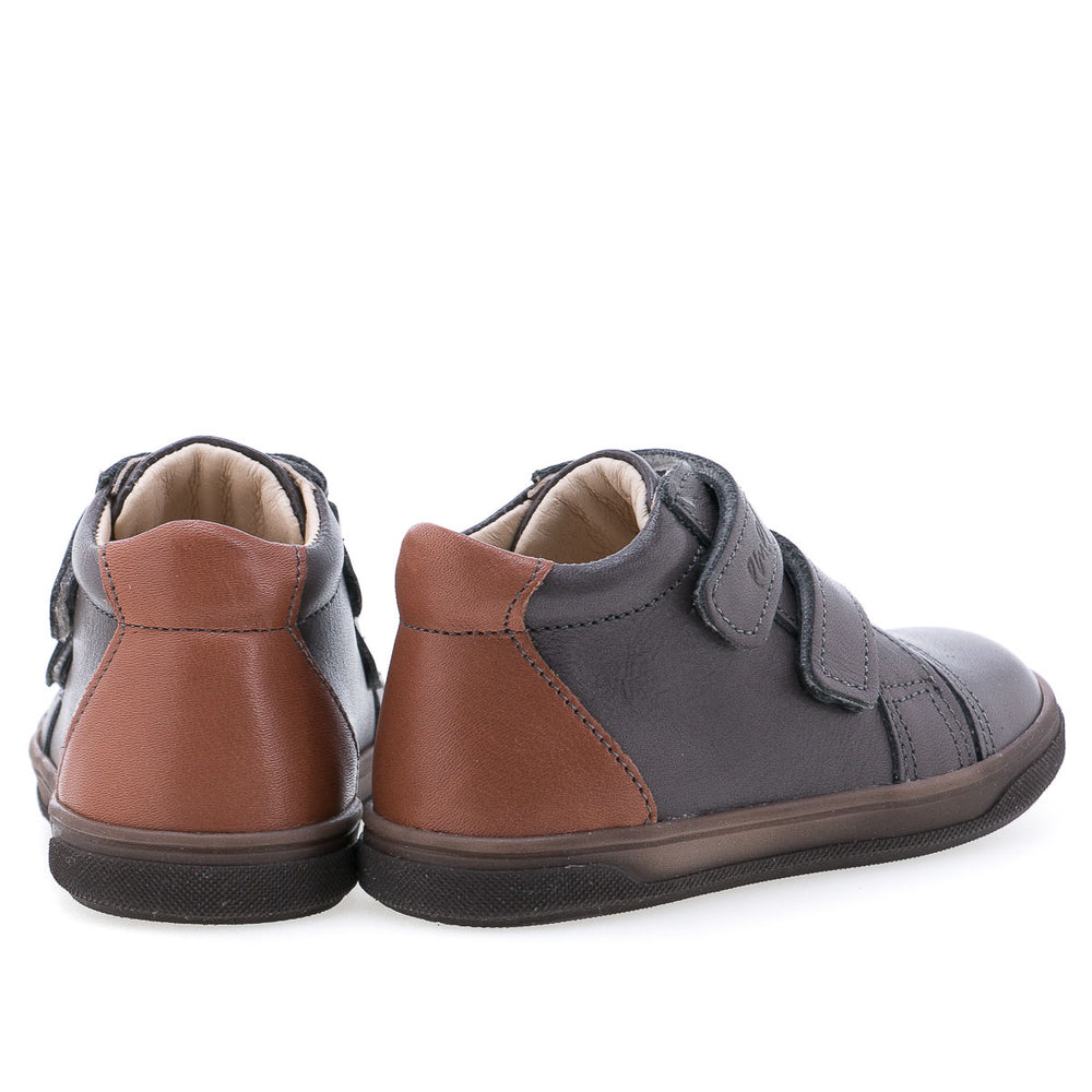 (2675-36) Emel shoes velcro trainers Grey