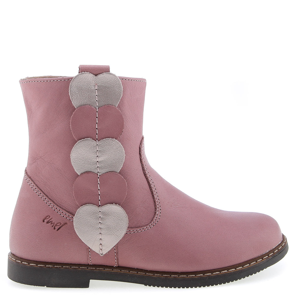 (EY2692-4) Emel winter boots hearts pink