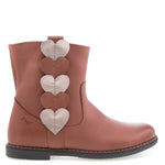(EY2692) Emel winter boots hearts cognac