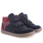 (2754A-1) Emel first velcro shoes - blue and red intense