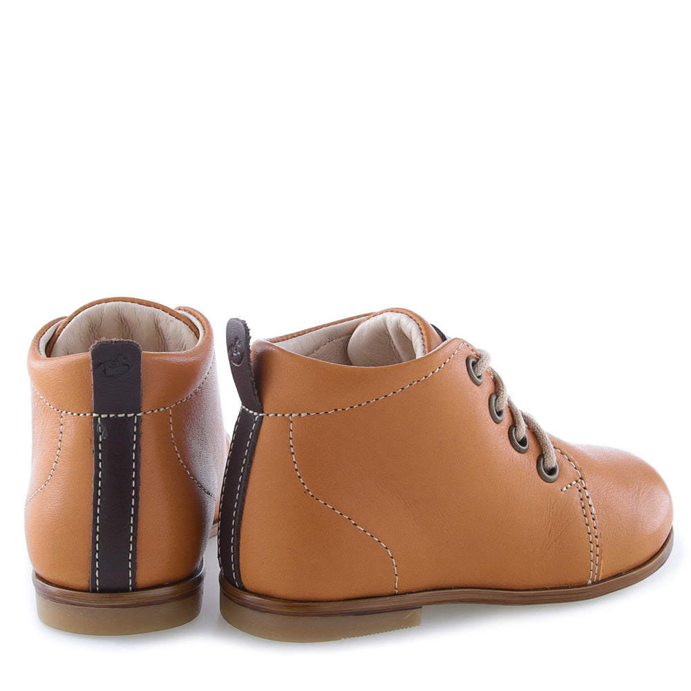 (1075-27) Emel brown First Shoes