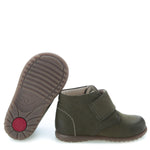 (1077D-12) Emel first shoes velcro Green.