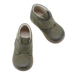(1077D-12) Emel first shoes velcro Green.