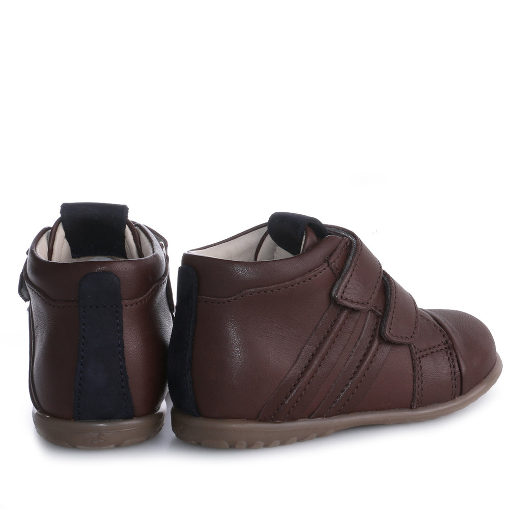(1084-13) Emel first shoes dark brown