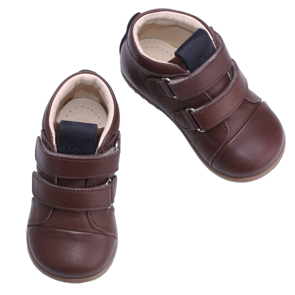 (1084-13) Emel first shoes dark brown