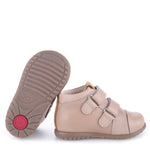 (1084-16) Emel first velcro shoes Beige