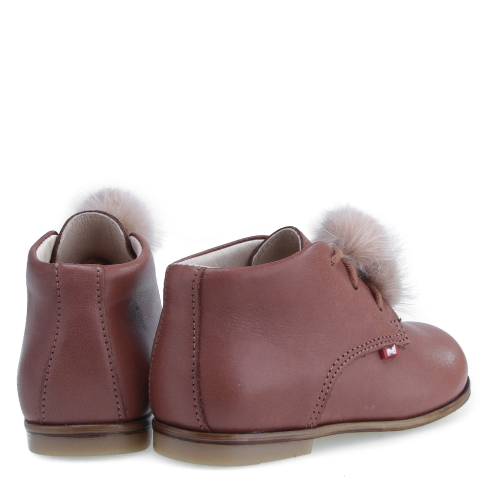(1426E-2) Emel classic first shoes Brown