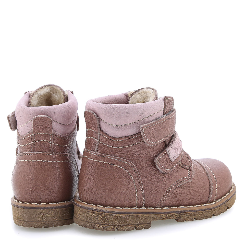 (EV2447A-11 / EV2448A-11) Emel winter shoes nude pink