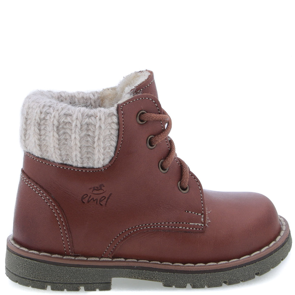 (EV2540A-11) Emel winter shoes Brown