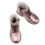 (EV2658-1) Emel winter boots Rose gold metallic