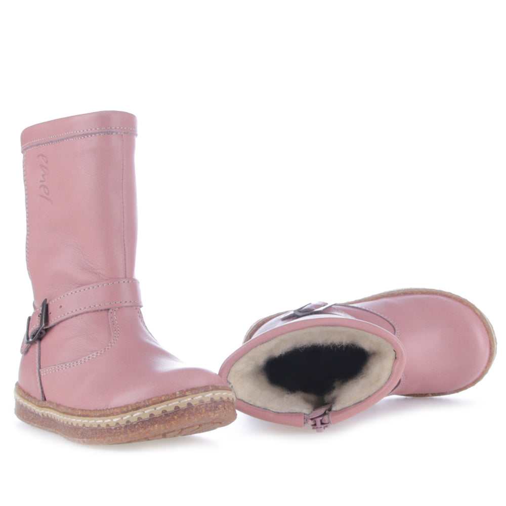 (EV2687-8) Emel high winter boots Pink glitter
