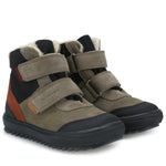 (EV2761-1) Emel velcro winter shoes Khaki