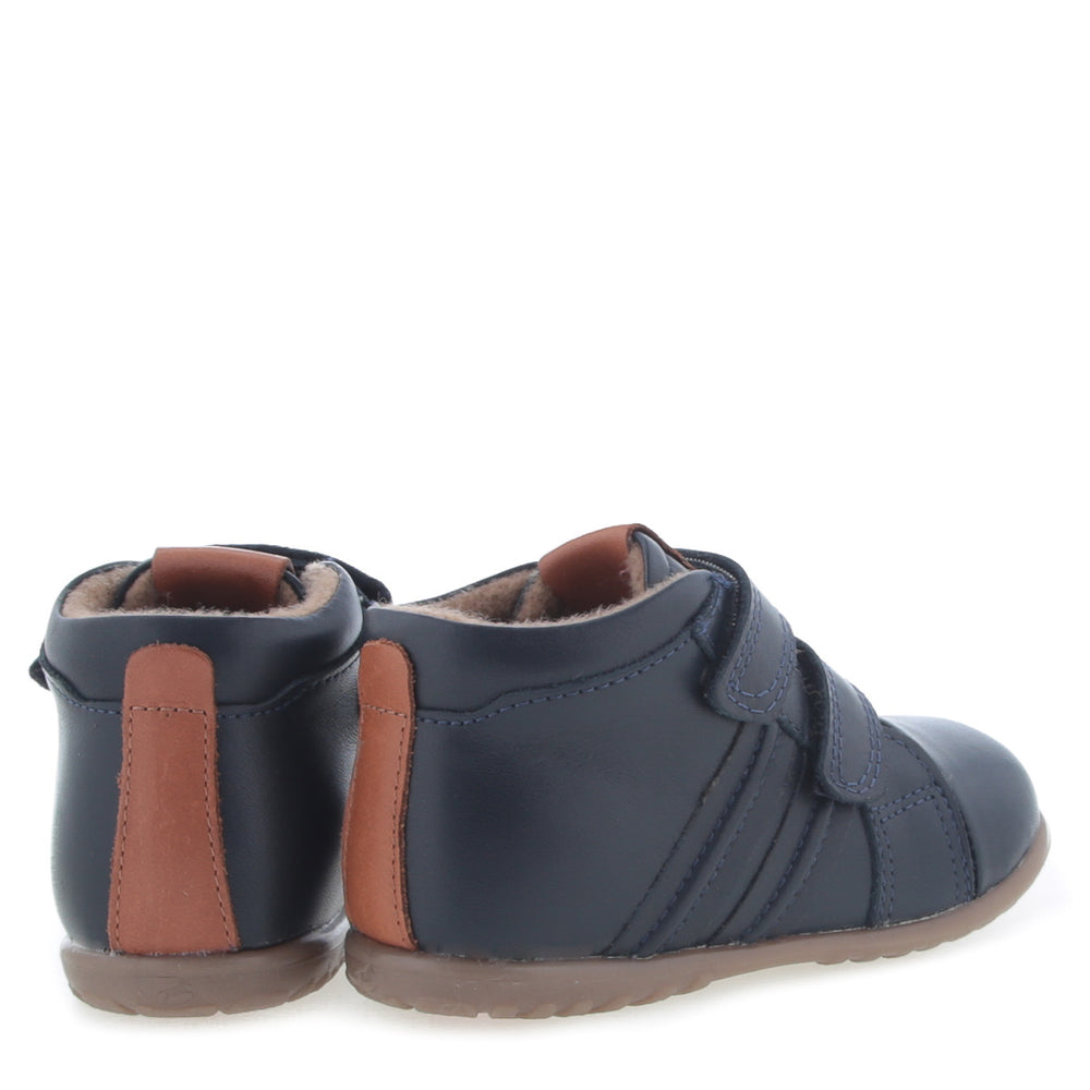 (1084-4) Emel first velcro shoes Blue