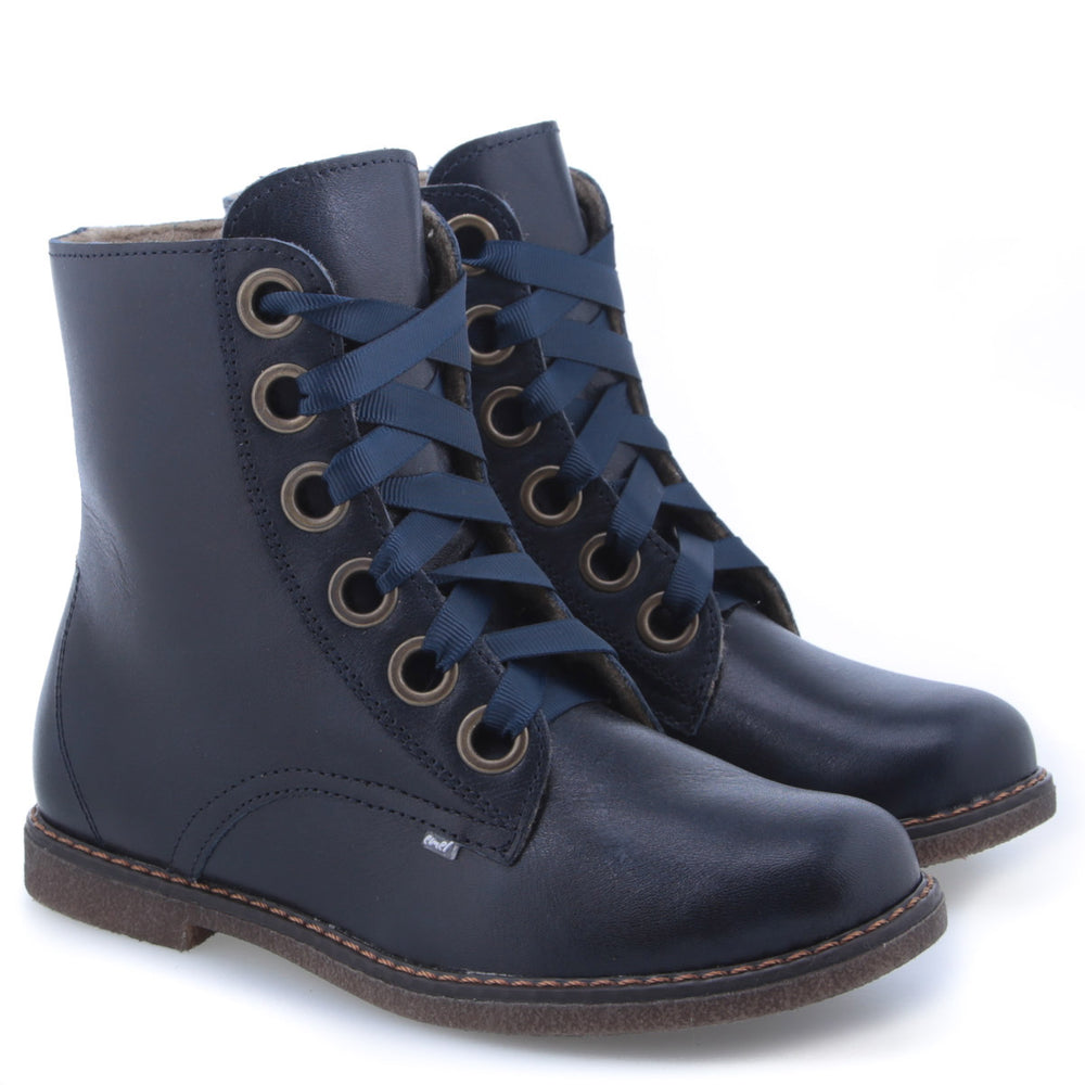 Emel Blue lace-up boots (EY2622G-2)
