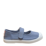 (76997)v Cienta fabric ballerina - Ciel Delav